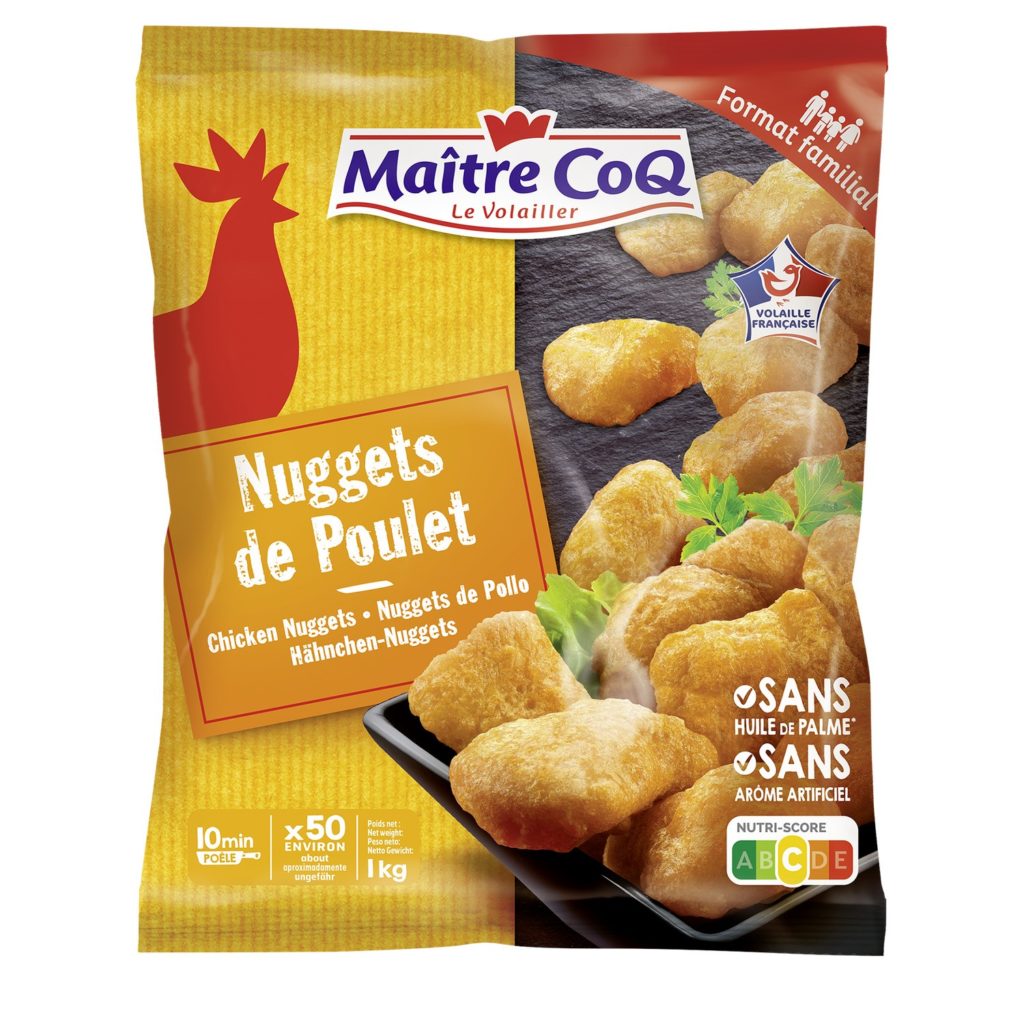 Nuggets de poulet surgelés Maître Coq