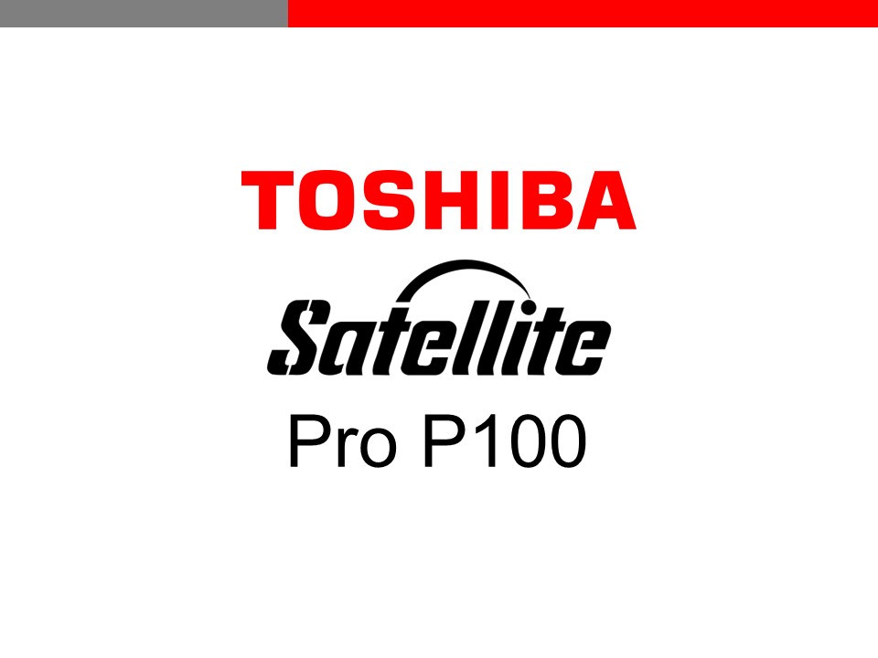 Toshiba Satellite Pro P100 - Kit recovery