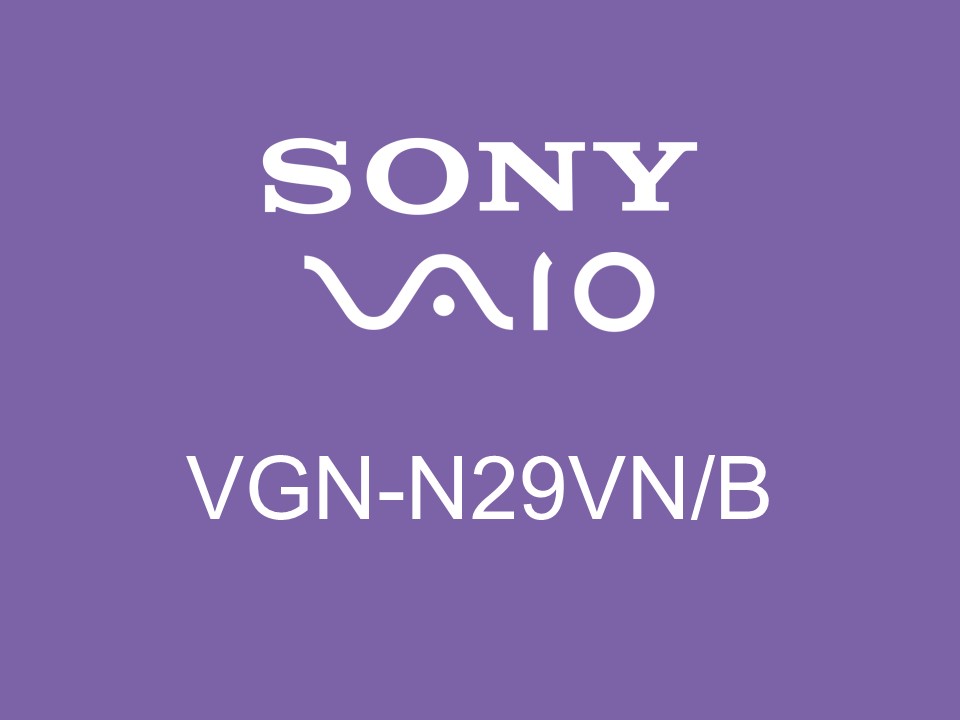 Sony VAIO VGN-N29VN/B - Kit recovery