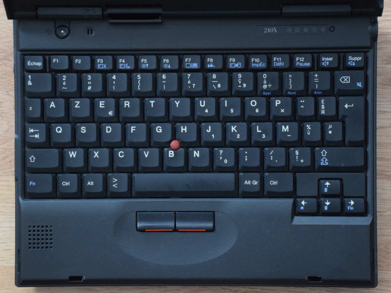 IBM ThinkPad 240X - Clavier