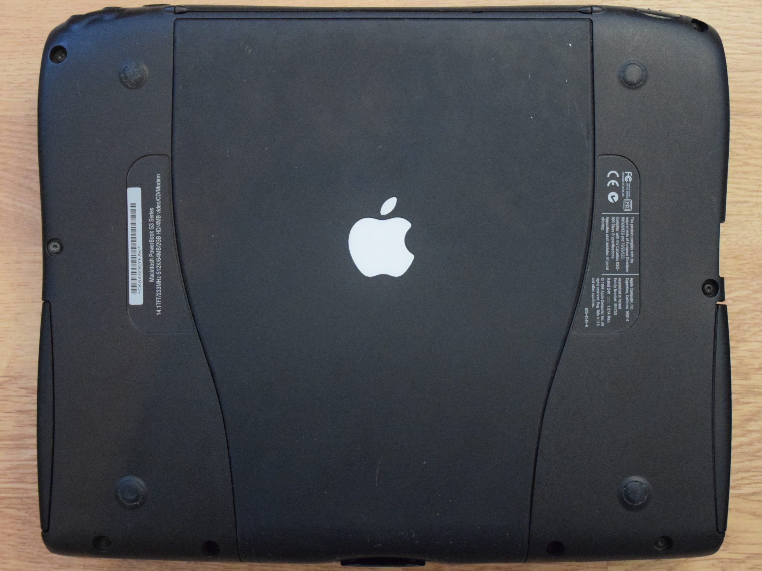 Apple PowerBook Série G3 - dessous