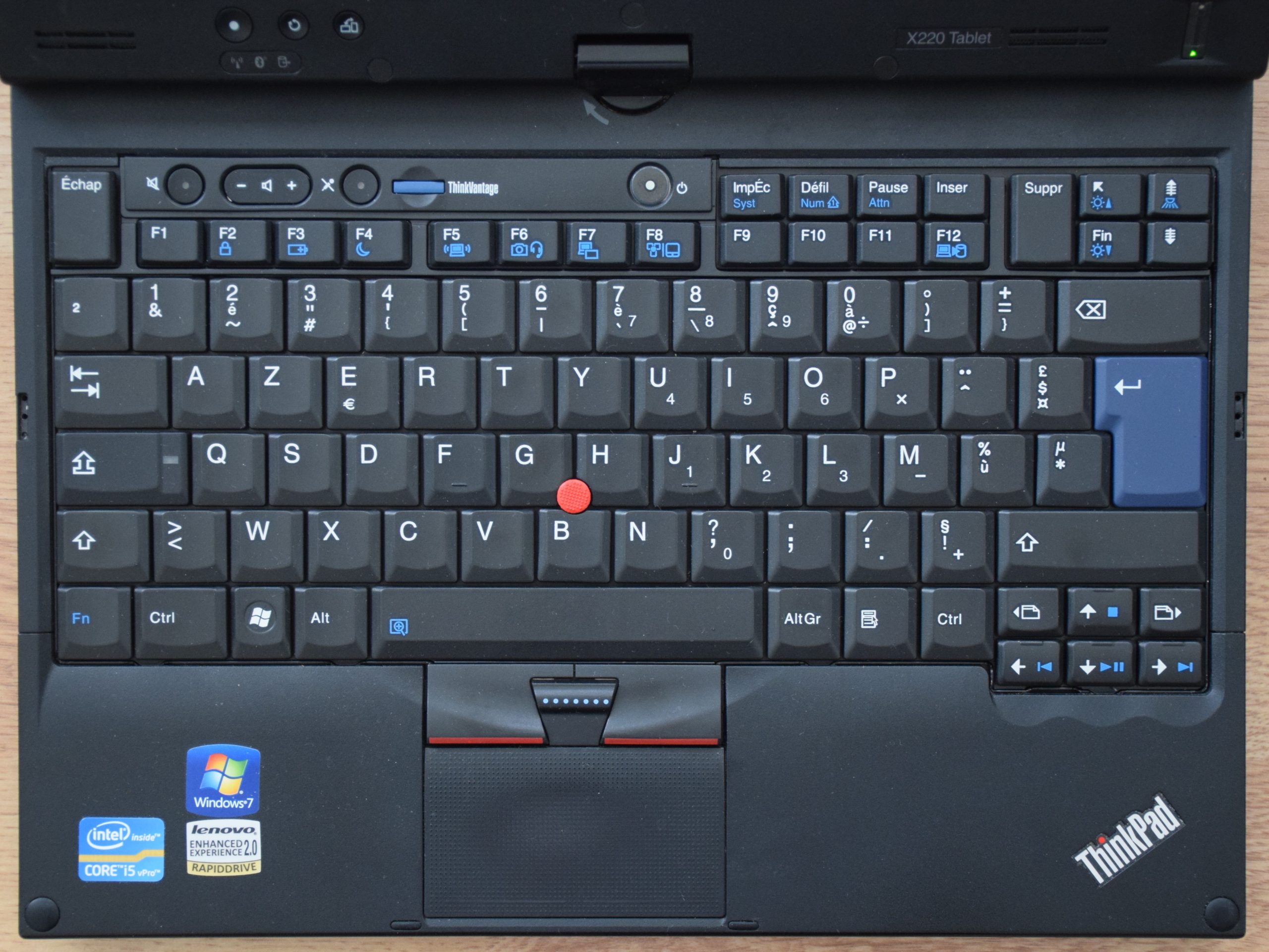 Lenovo ThinkPad X220 Tablet - Clavier