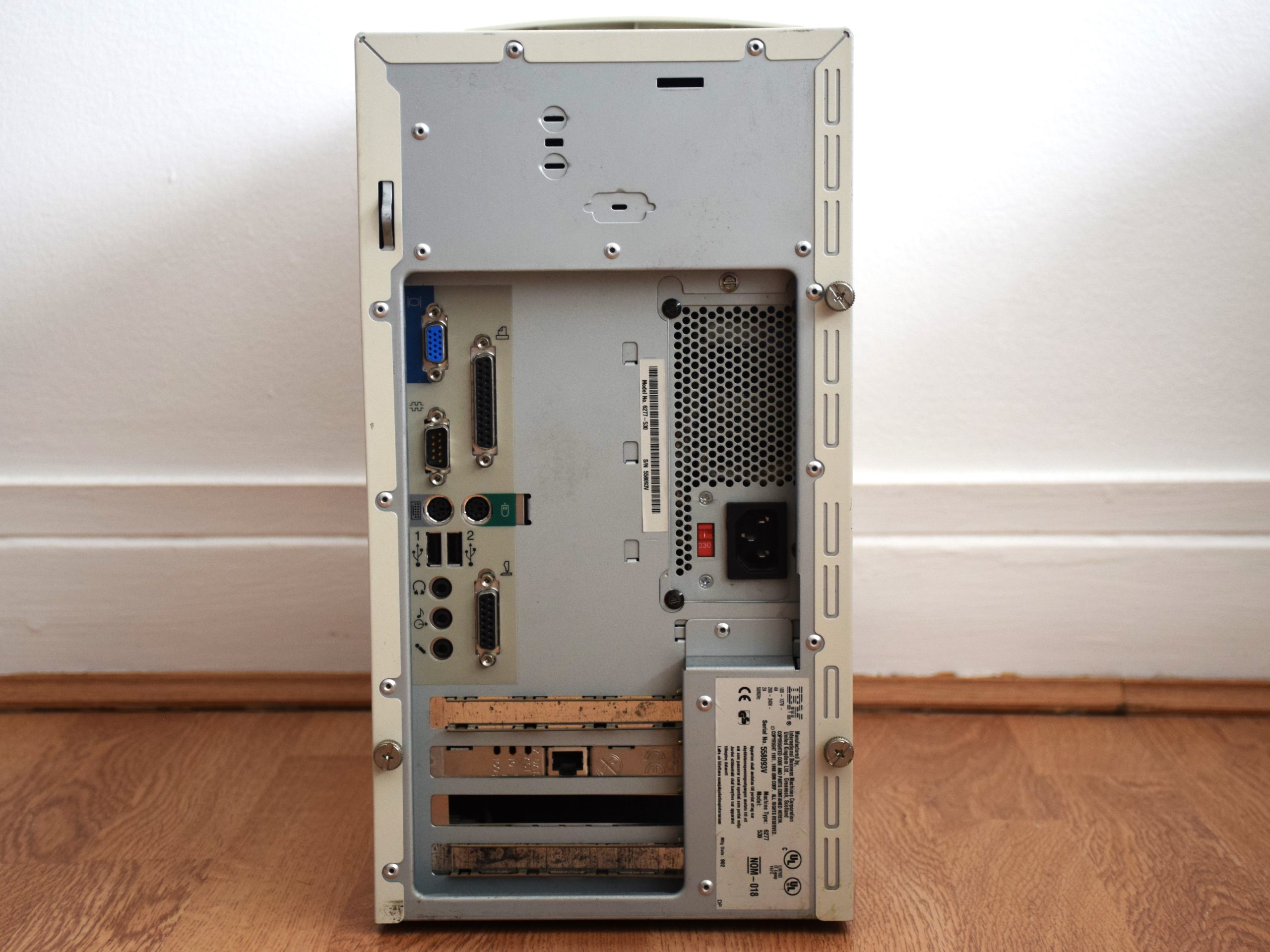 IBM PC 300GL - arrière