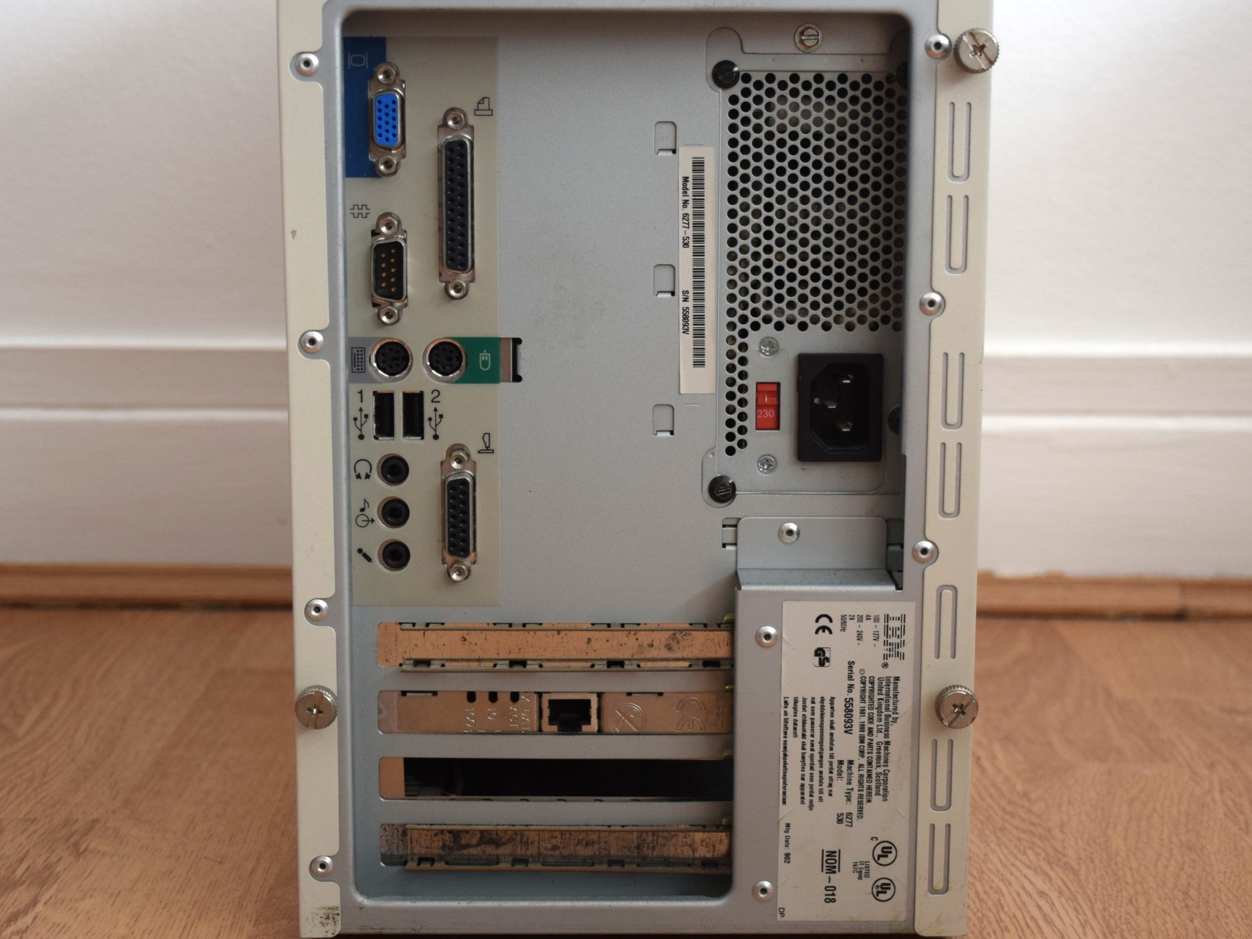IBM PC 300GL - ports